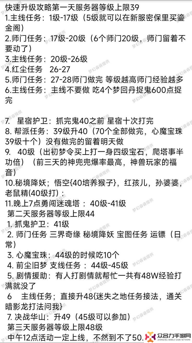 详细阅读:梦幻西游新手必看:30级前速升攻略,5大高效技巧+每日任务流程解析,最快3小时突破30级门槛 梦幻西游新手必看:30级前速升攻略,5大高效技巧+每日任务流程解析,最快3小时突破30级门槛