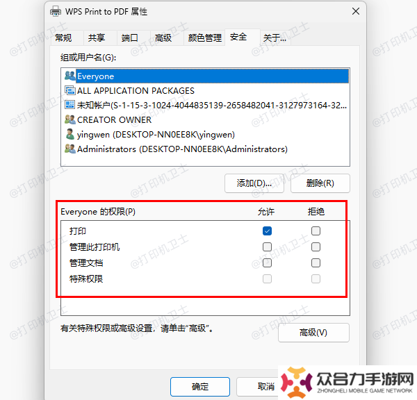 用户权限配置